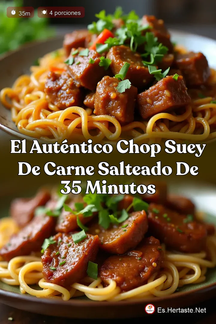 El Aut&eacute;ntico Chop Suey de Carne Salteado de 35 Minutos