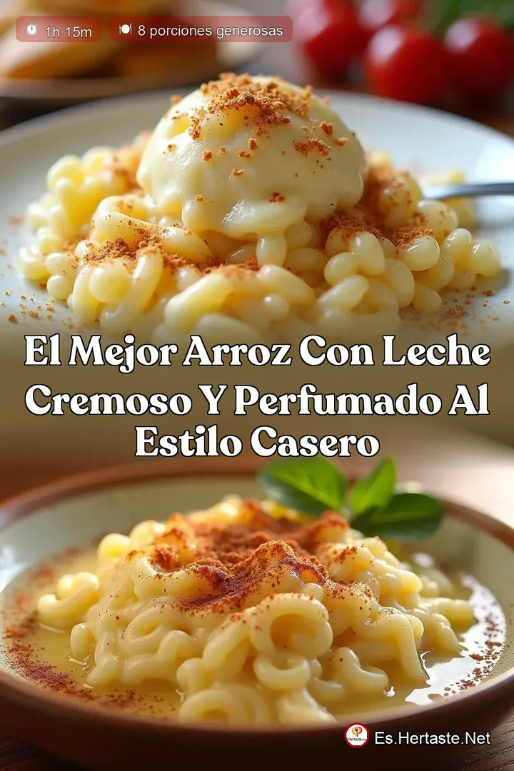 El Mejor Arroz con Leche Cremoso y Perfumado al Estilo Casero