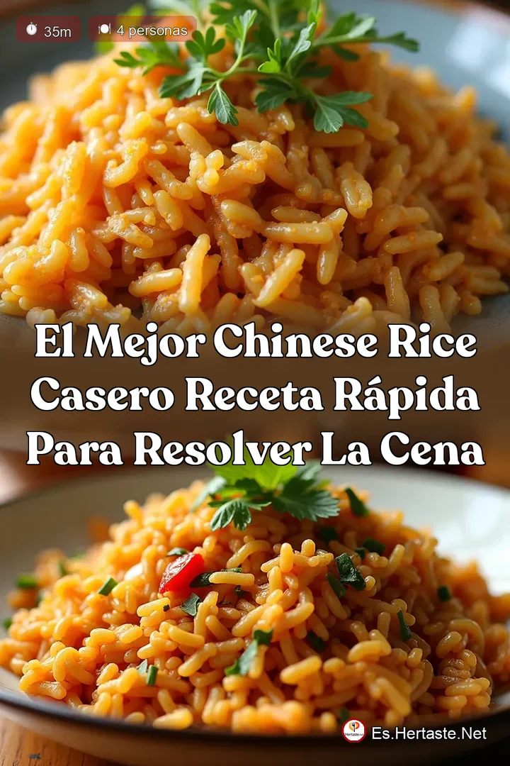 El Mejor Chinese Rice Casero Receta R&aacute;pida para Resolver la Cena
