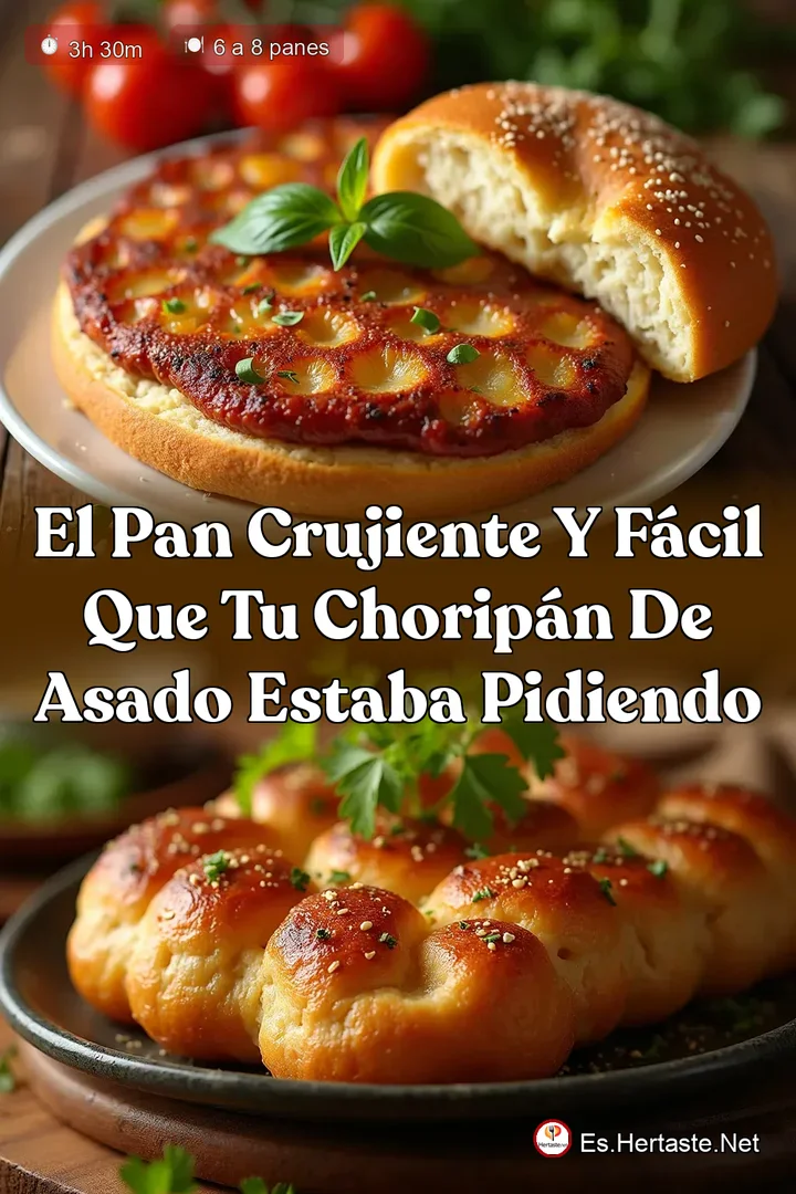 El Pan Crujiente y F&aacute;cil que tu Chorip&aacute;n de Asado Estaba Pidiendo
