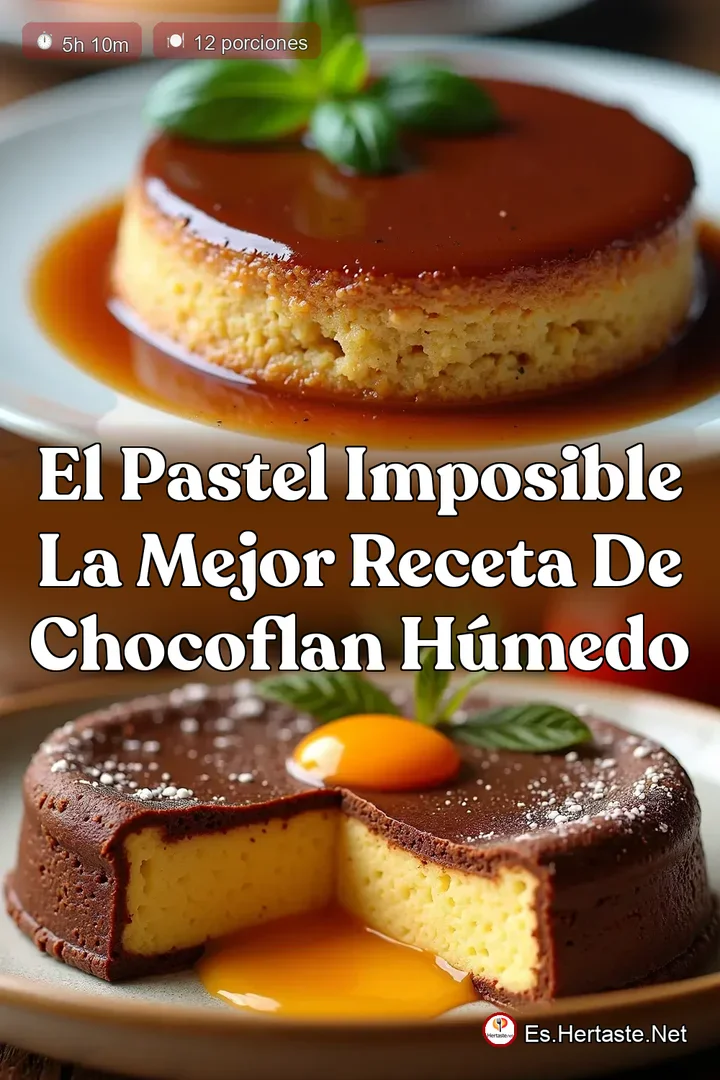 El Pastel Imposible La Mejor Receta de Chocoflan H&uacute;medo