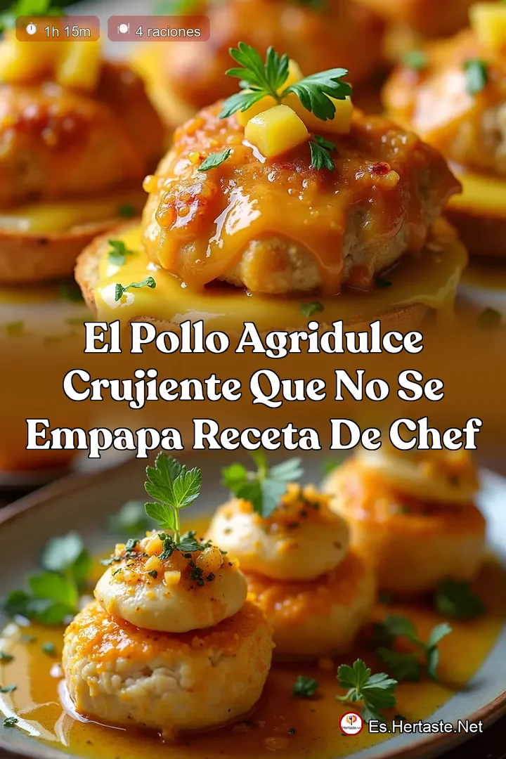 El Pollo Agridulce Crujiente que no se Empapa Receta de Chef
