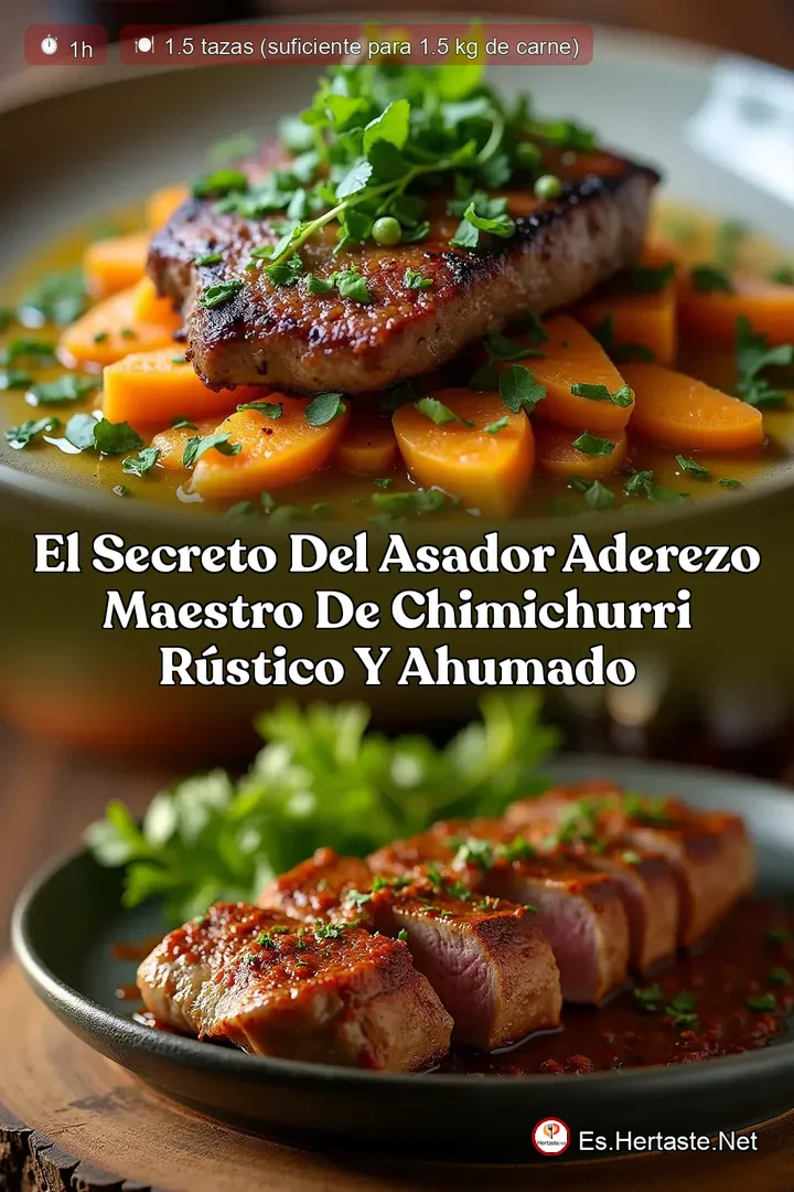 El Secreto del Asador Aderezo Maestro de Chimichurri R&uacute;stico y Ahumado