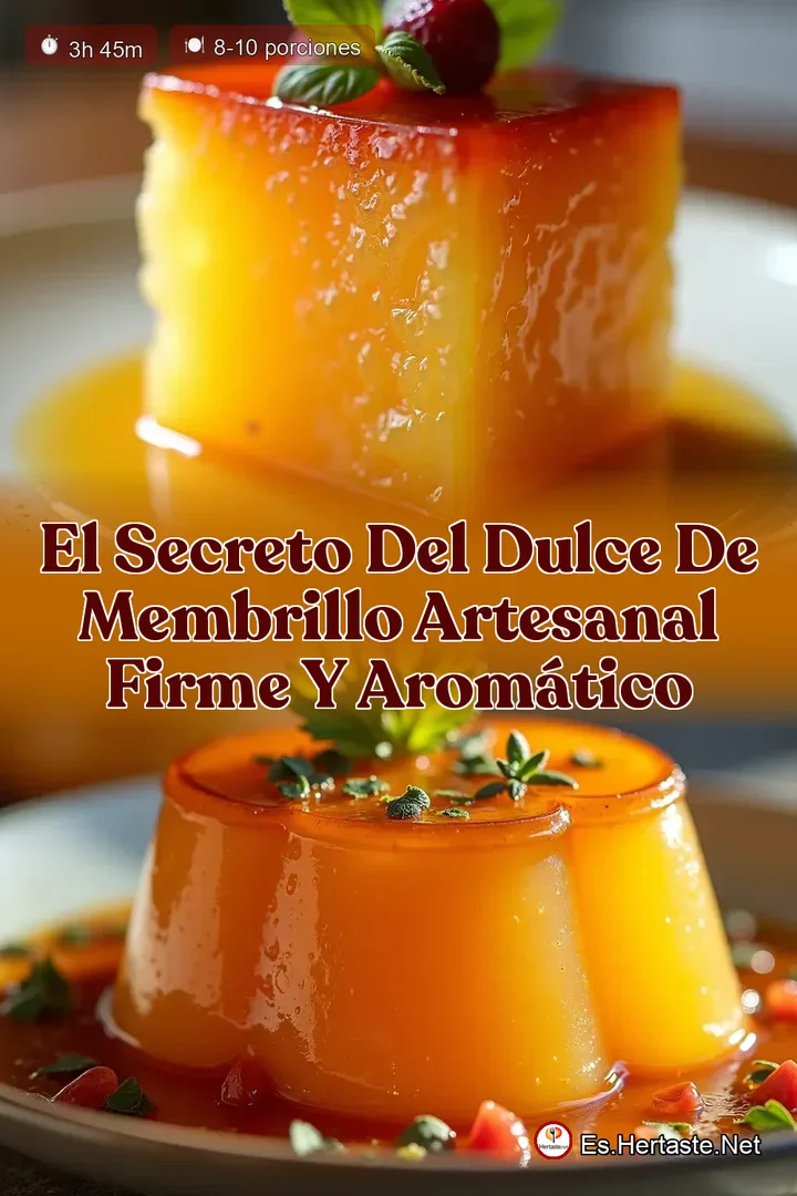El Secreto del Dulce de Membrillo Artesanal Firme y Arom&aacute;tico