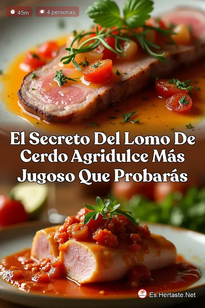 El Secreto del Lomo de Cerdo Agridulce M&aacute;s Jugoso que Probar&aacute;s
