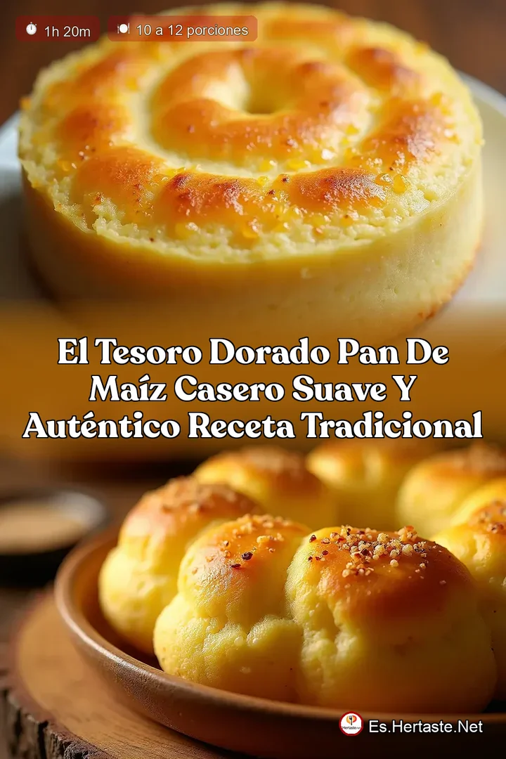 El Tesoro Dorado Pan de Ma&iacute;z Casero Suave y Aut&eacute;ntico Receta Tradicional