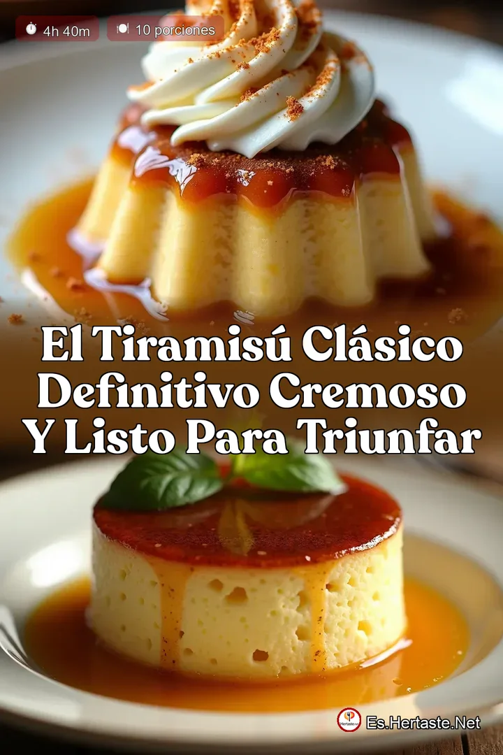 El Tiramis&uacute; Cl&aacute;sico Definitivo Cremoso y Listo para Triunfar