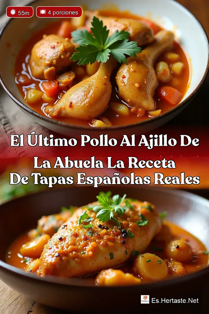 El &Uacute;ltimo Pollo al Ajillo de la Abuela La Receta de Tapas Espa&ntilde;olas Reales