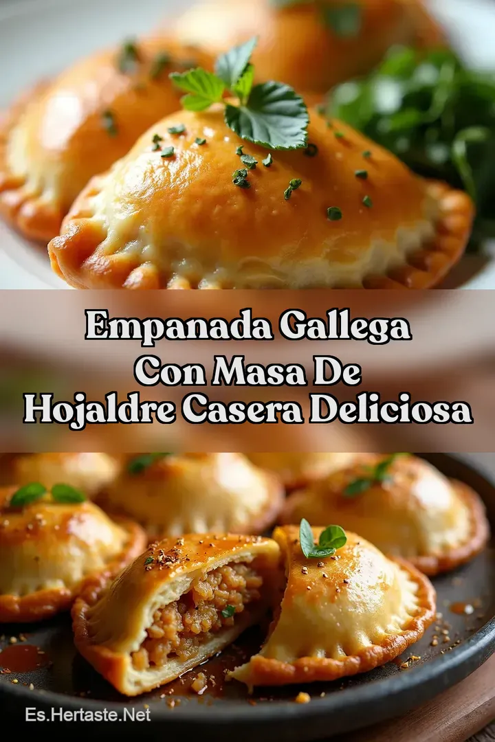 Empanada Gallega con Masa de Hojaldre Casera Deliciosa