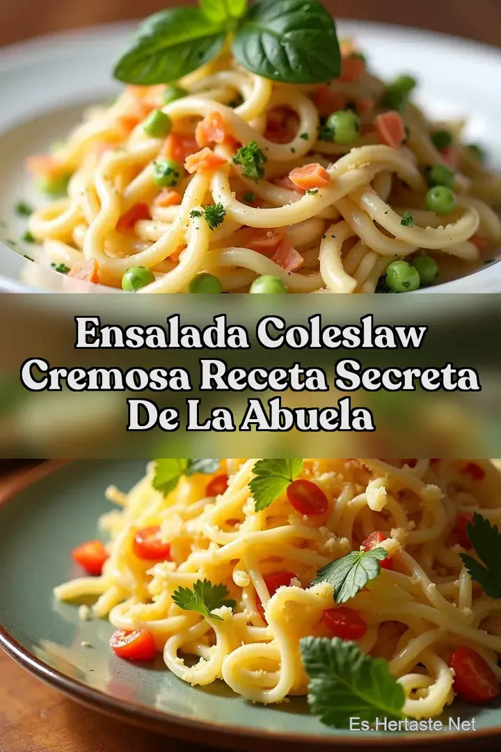 ENSALADA COLESLAW Cremosa Receta Secreta de la Abuela