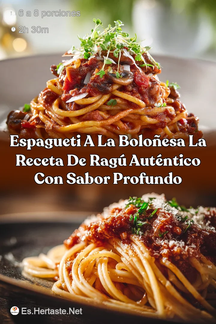 Espagueti a la bolo&ntilde;esa La receta de rag&uacute; aut&eacute;ntico con sabor profundo
