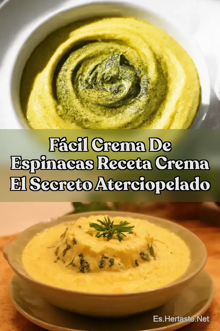 F&aacute;cil crema de espinacas receta crema El Secreto Aterciopelado