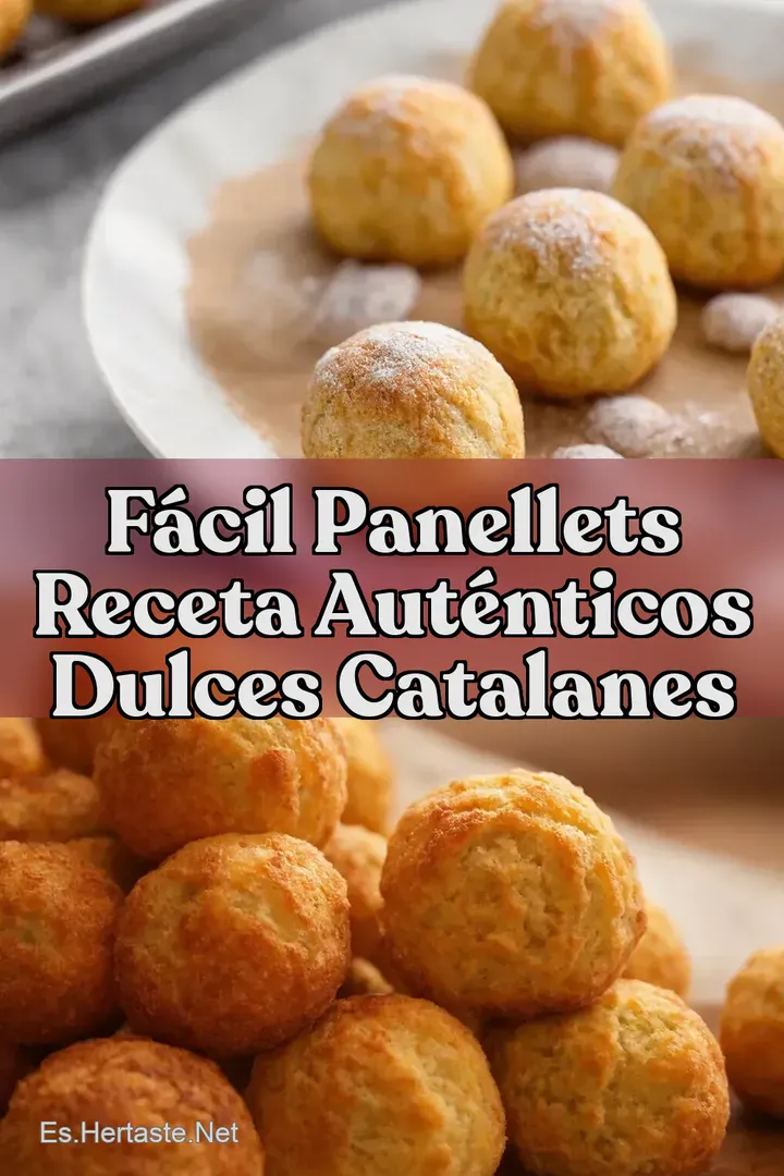 F&aacute;cil Panellets Receta Aut&eacute;nticos Dulces Catalanes