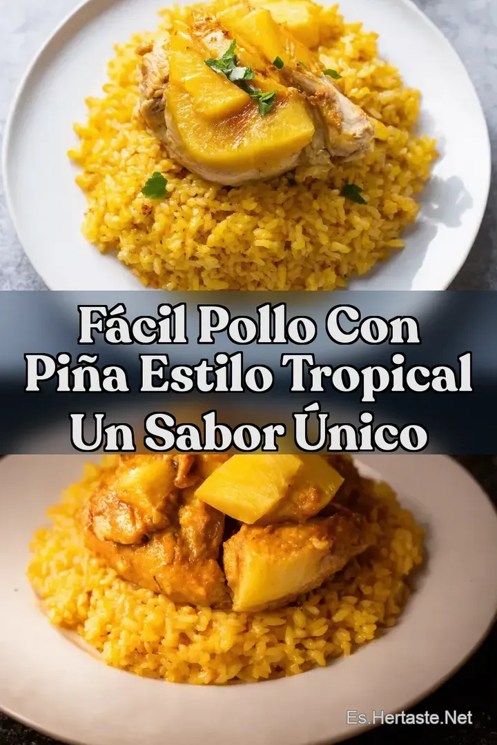 F&aacute;cil Pollo con Pi&ntilde;a Estilo Tropical Un Sabor &Uacute;nico