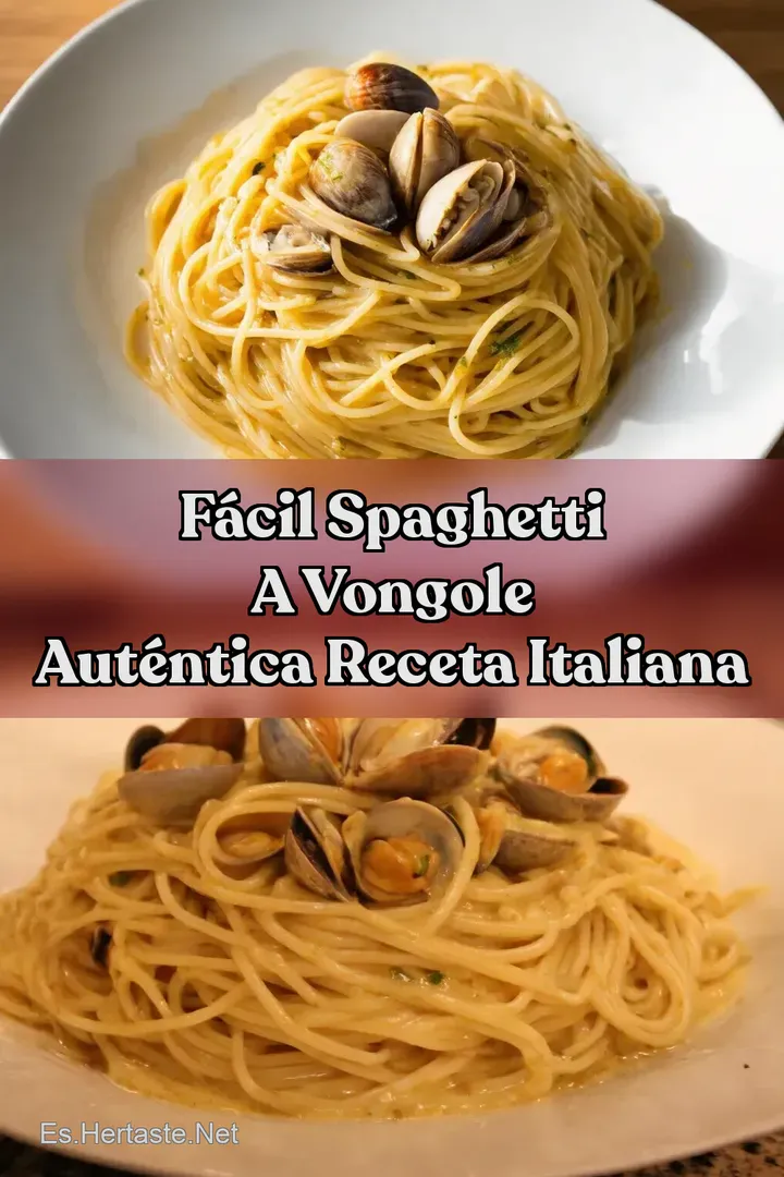 F&aacute;cil Spaghetti a Vongole Aut&eacute;ntica Receta Italiana