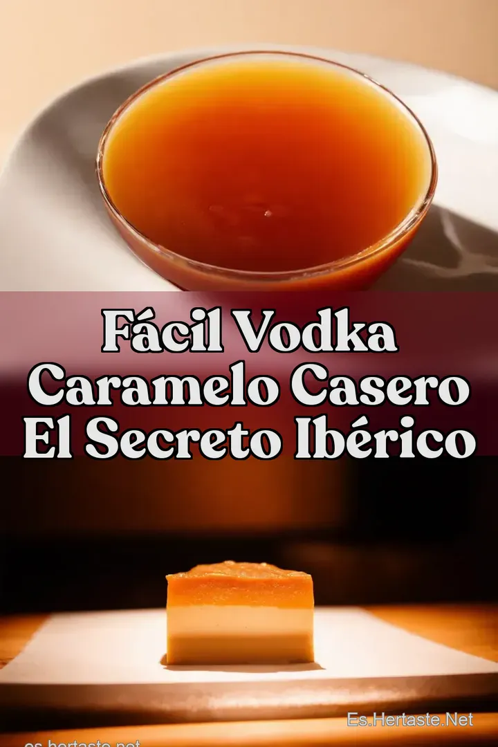 F&aacute;cil Vodka Caramelo Casero El Secreto Ib&eacute;rico