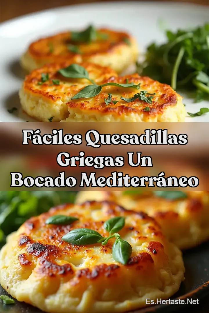 F&aacute;ciles Quesadillas Griegas Un Bocado Mediterr&aacute;neo