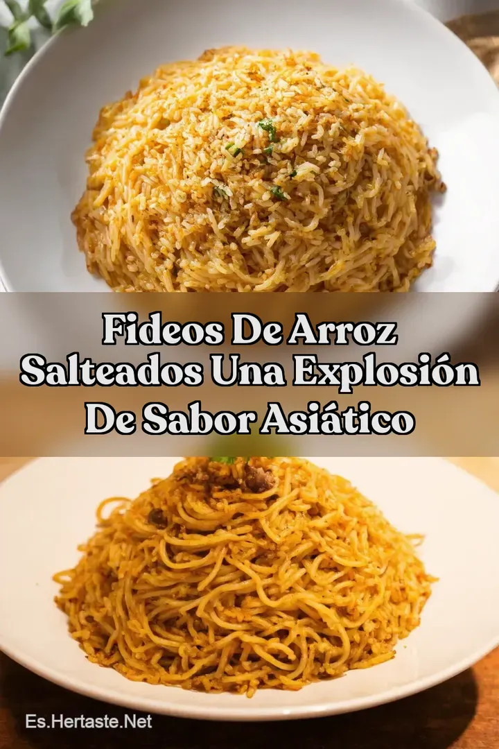 Fideos de arroz salteados Una explosi&oacute;n de sabor Asi&aacute;tico