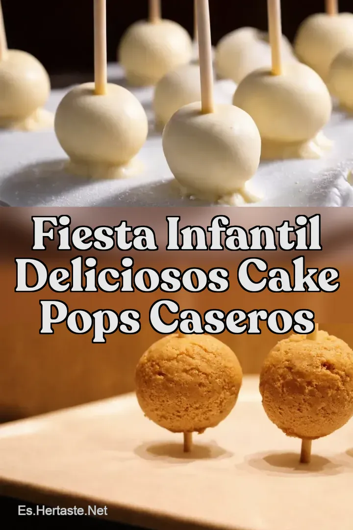 Fiesta Infantil Deliciosos Cake Pops Caseros