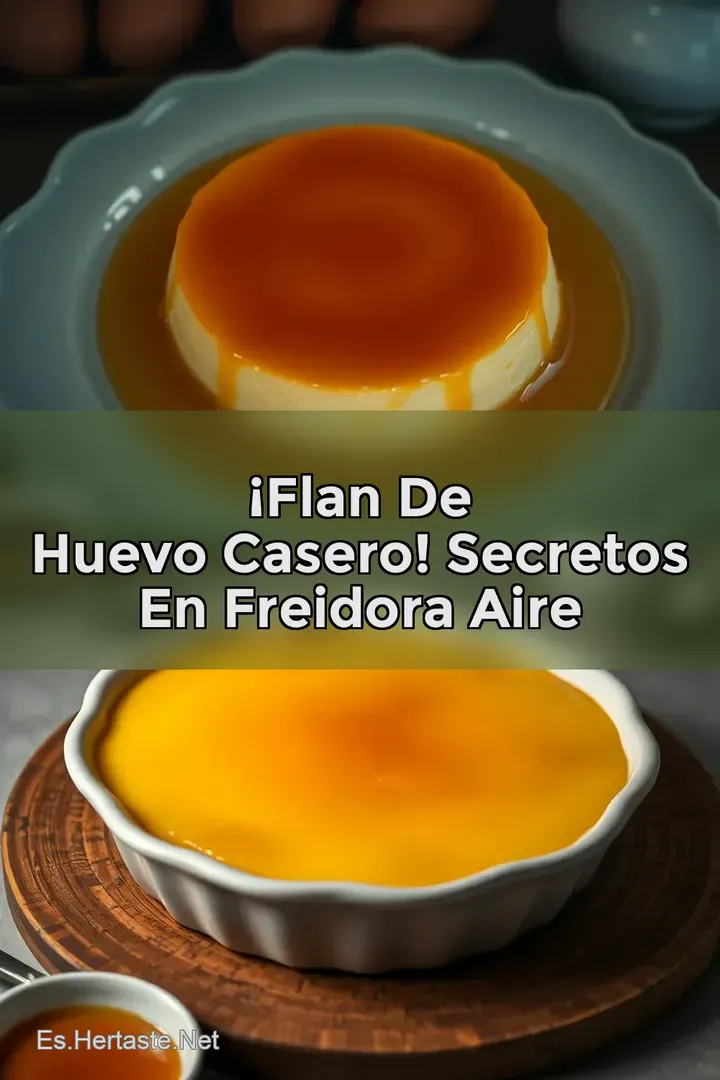 &iexcl;Flan de Huevo Casero! Secretos en Freidora Aire