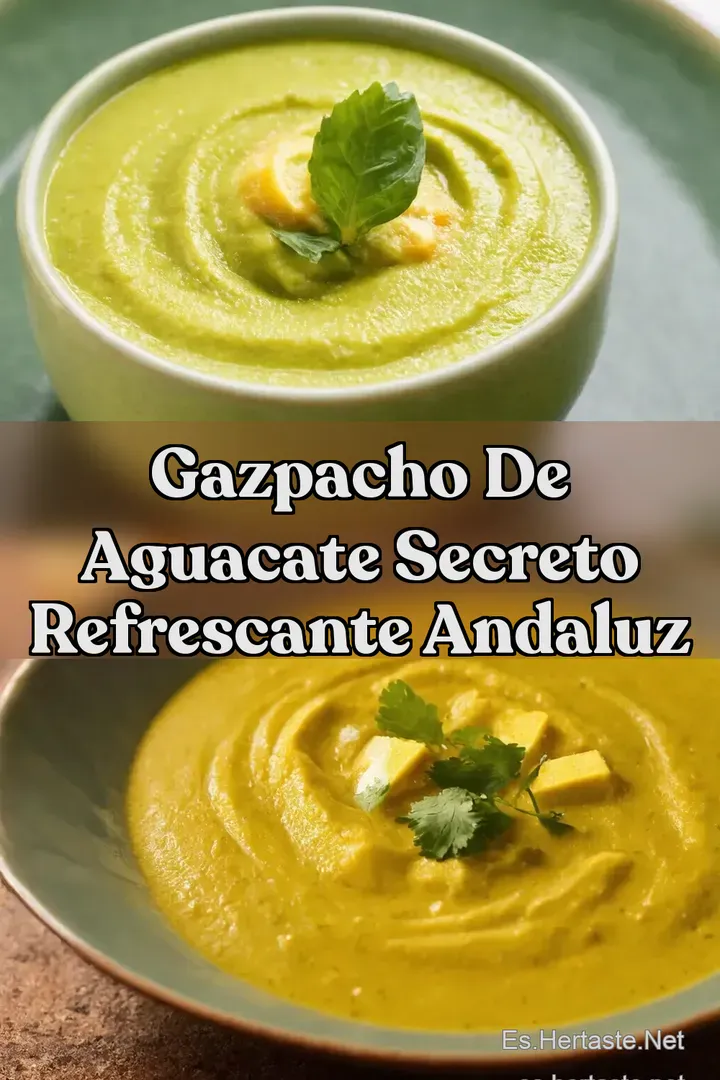 Gazpacho de Aguacate Secreto Refrescante Andaluz