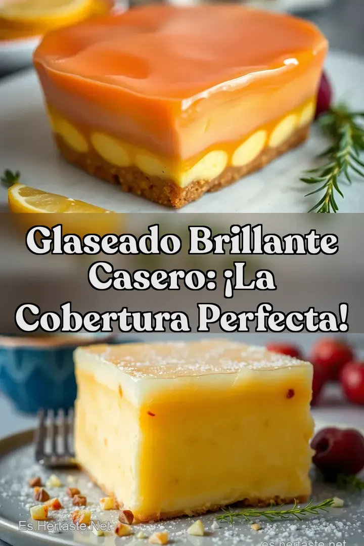 Glaseado Brillante Casero: &iexcl;La Cobertura Perfecta!
