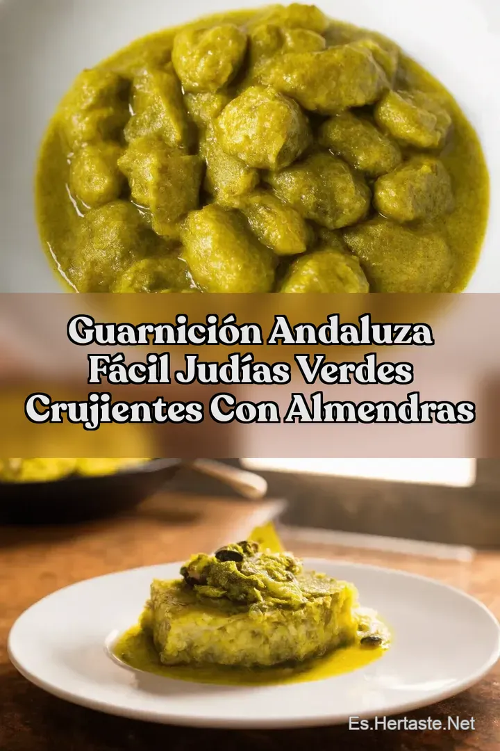Guarnici&oacute;n Andaluza F&aacute;cil Jud&iacute;as Verdes Crujientes con Almendras