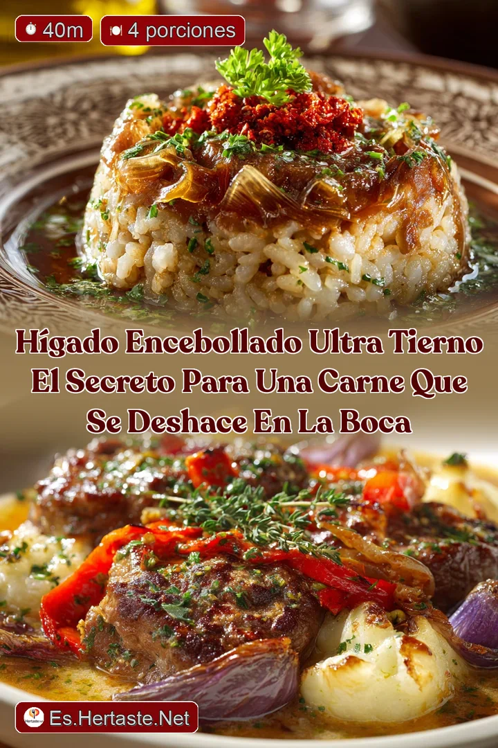 H&iacute;gado Encebollado ultra tierno El secreto para una carne que se deshace en la boca