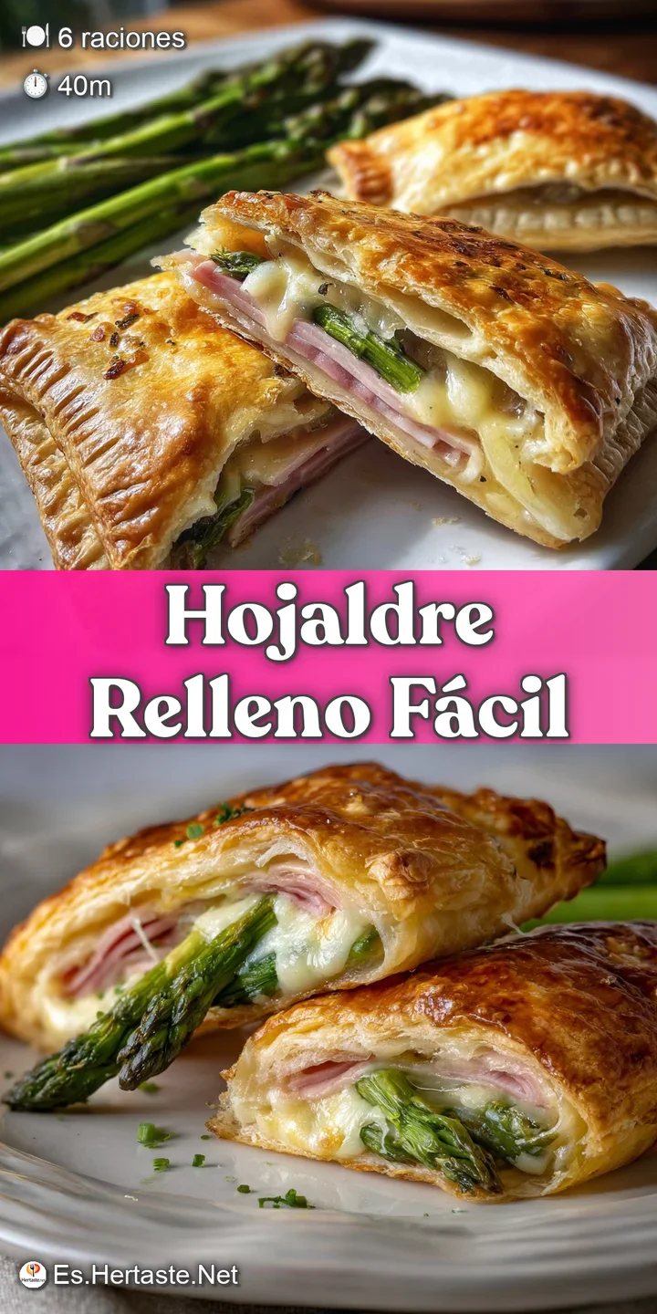 Crisp, flaky puff pastry filled with colorful, glistening vegetables. A close-up captures the flaky layers and enticing fi...