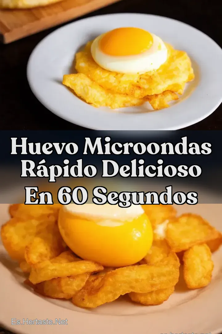Huevo Microondas R&aacute;pido Delicioso en 60 Segundos