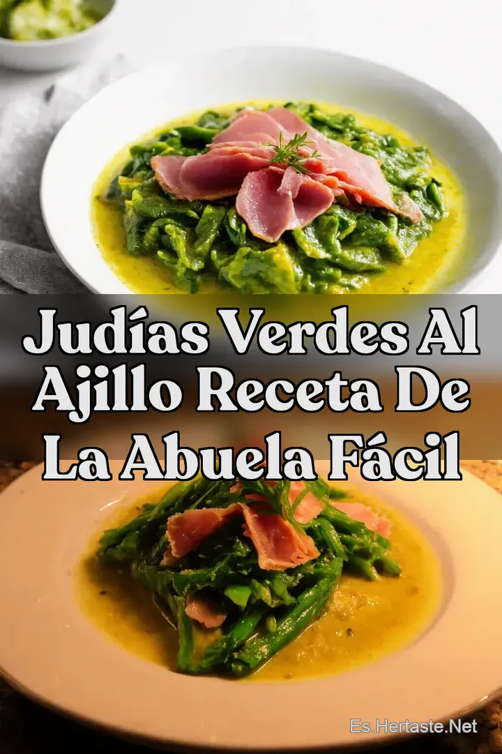 Jud&iacute;as Verdes al Ajillo Receta de la Abuela F&aacute;cil