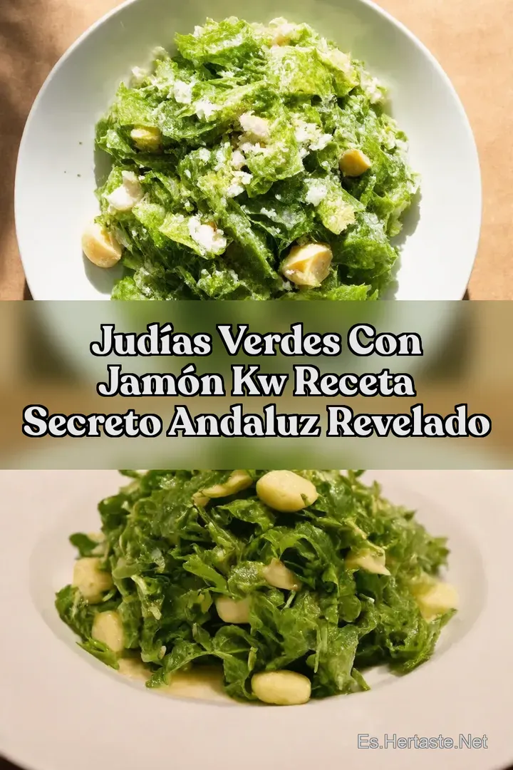 Jud&iacute;as Verdes con Jam&oacute;n kw Receta Secreto Andaluz Revelado