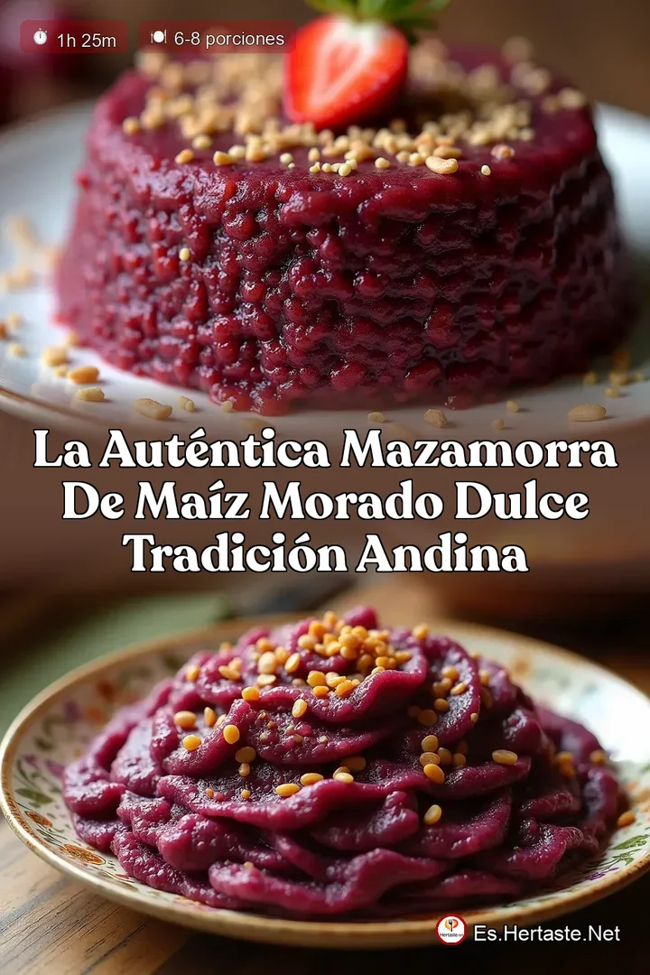 La Aut&eacute;ntica Mazamorra de Ma&iacute;z Morado Dulce Tradici&oacute;n Andina