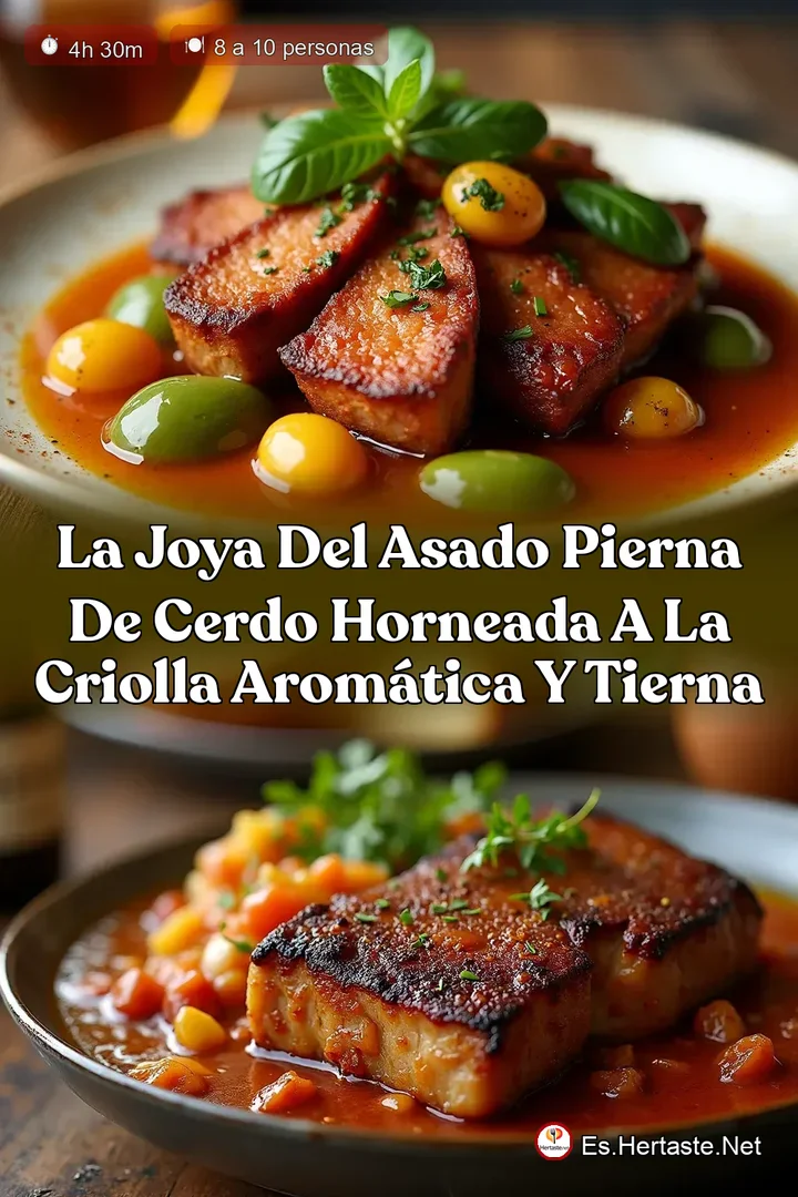 La Joya del Asado Pierna de Cerdo Horneada a la Criolla Arom&aacute;tica y Tierna