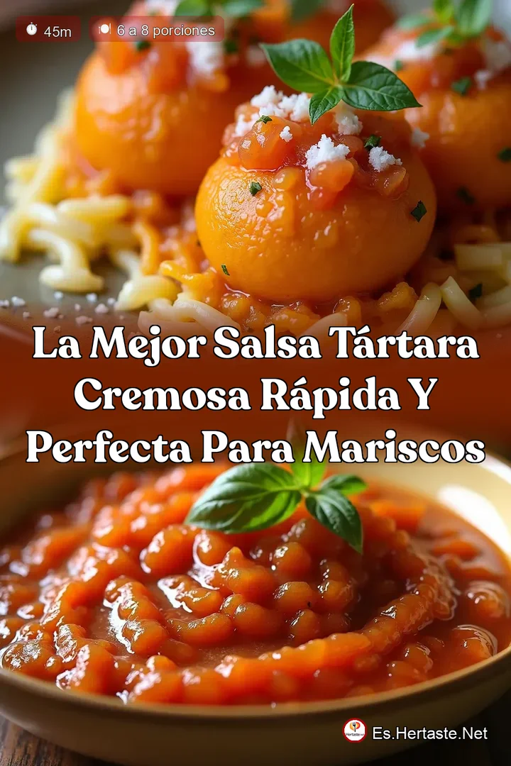 La Mejor Salsa T&aacute;rtara Cremosa R&aacute;pida y Perfecta para Mariscos