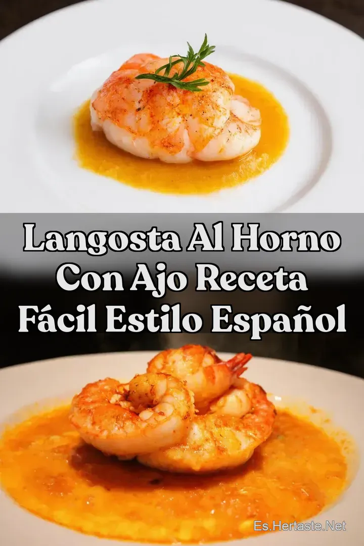 Langosta al Horno con Ajo Receta F&aacute;cil Estilo Espa&ntilde;ol
