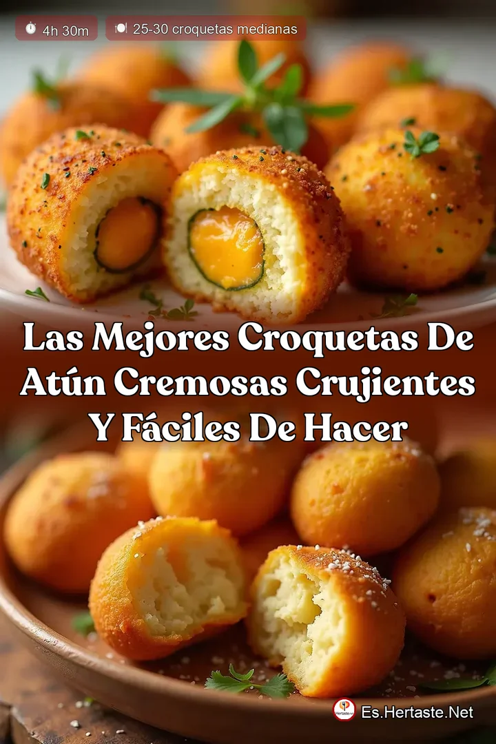 Las Mejores Croquetas de At&uacute;n Cremosas Crujientes y F&aacute;ciles de Hacer