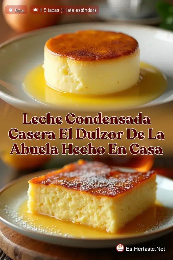Leche Condensada Casera El Dulzor de la Abuela Hecho en Casa