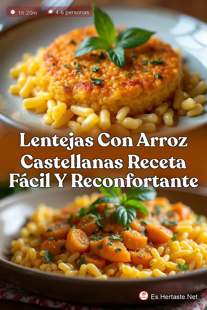 Lentejas con Arroz Castellanas Receta F&aacute;cil y Reconfortante