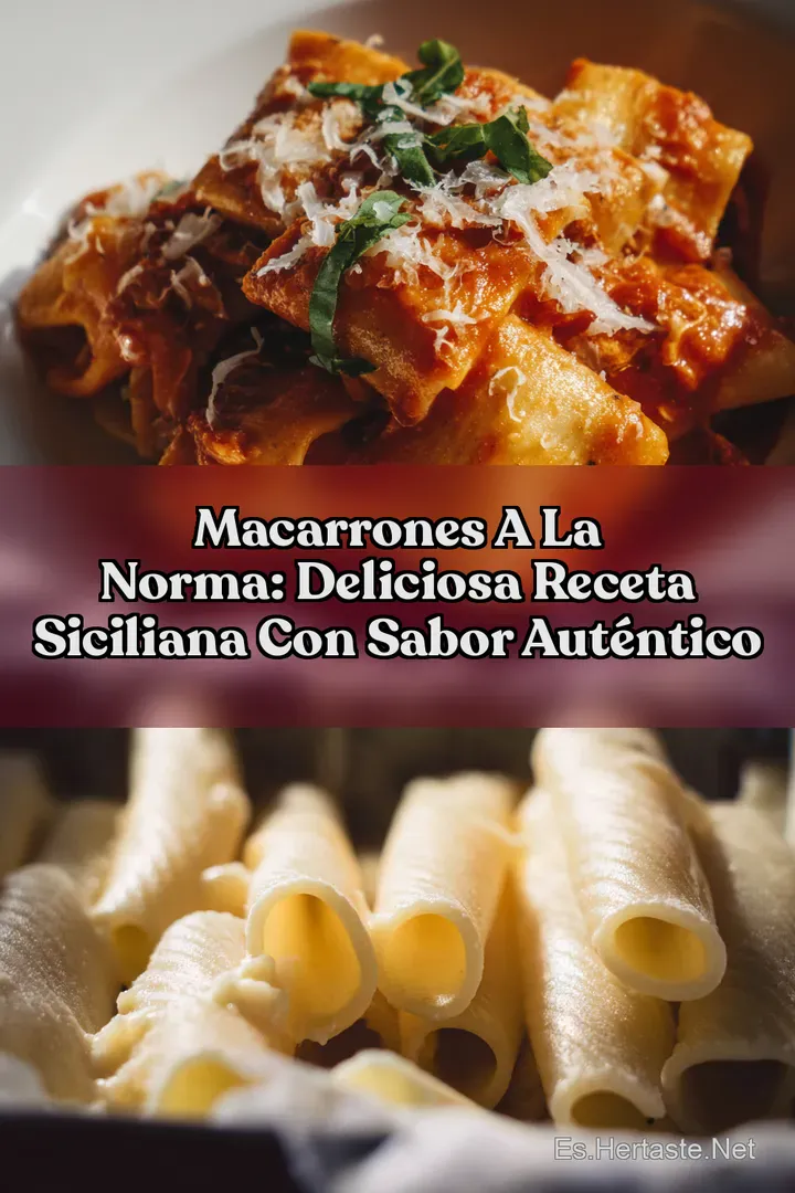 Macarrones a la Norma: Deliciosa Receta Siciliana con Sabor Aut&eacute;ntico