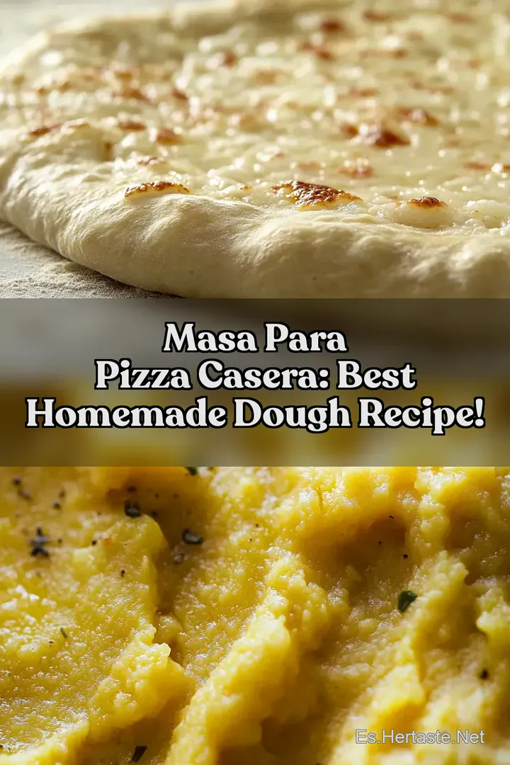 Masa para Pizza Casera: Best Homemade Dough Recipe!