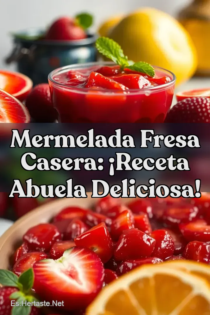 Mermelada Fresa Casera: &iexcl;Receta Abuela Deliciosa!