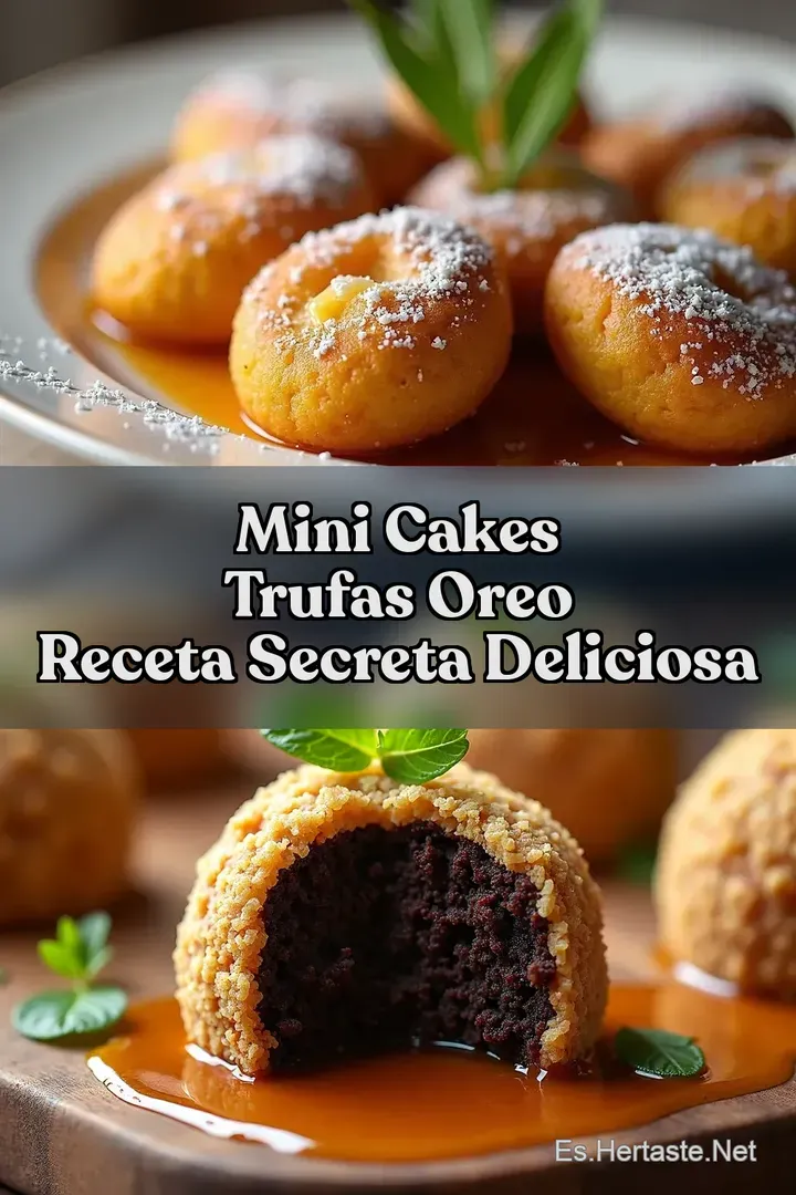 Mini Cakes Trufas Oreo Receta Secreta Deliciosa