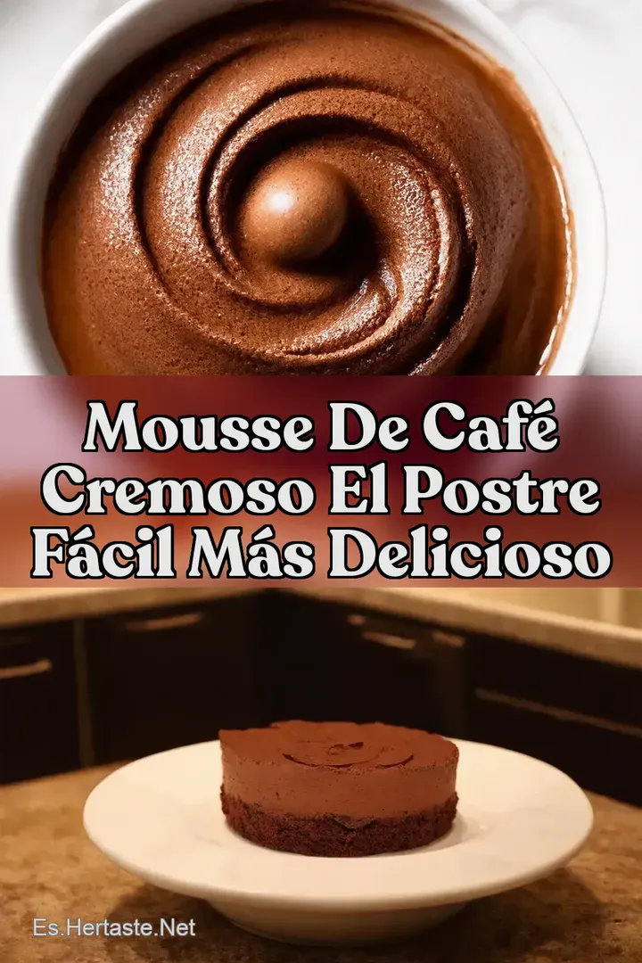 Mousse de Caf&eacute; Cremoso El Postre F&aacute;cil M&aacute;s Delicioso