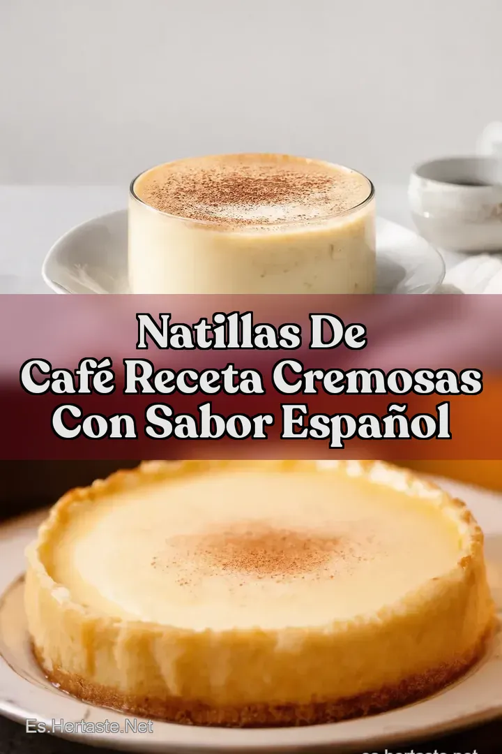 Natillas de Caf&eacute; Receta Cremosas con Sabor Espa&ntilde;ol