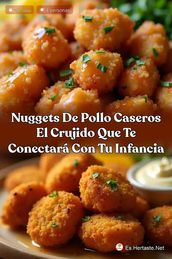Nuggets de Pollo Caseros El Crujido que te Conectar&aacute; con tu Infancia