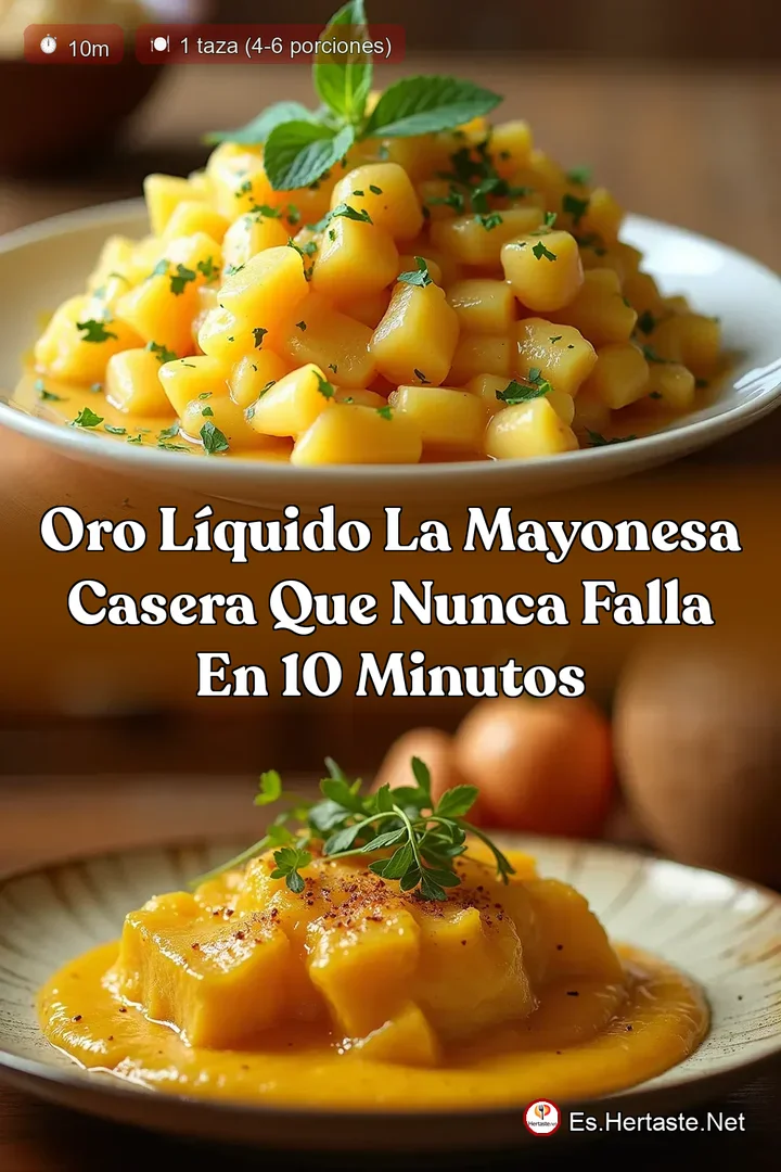 Oro L&iacute;quido La Mayonesa Casera que Nunca Falla En 10 Minutos