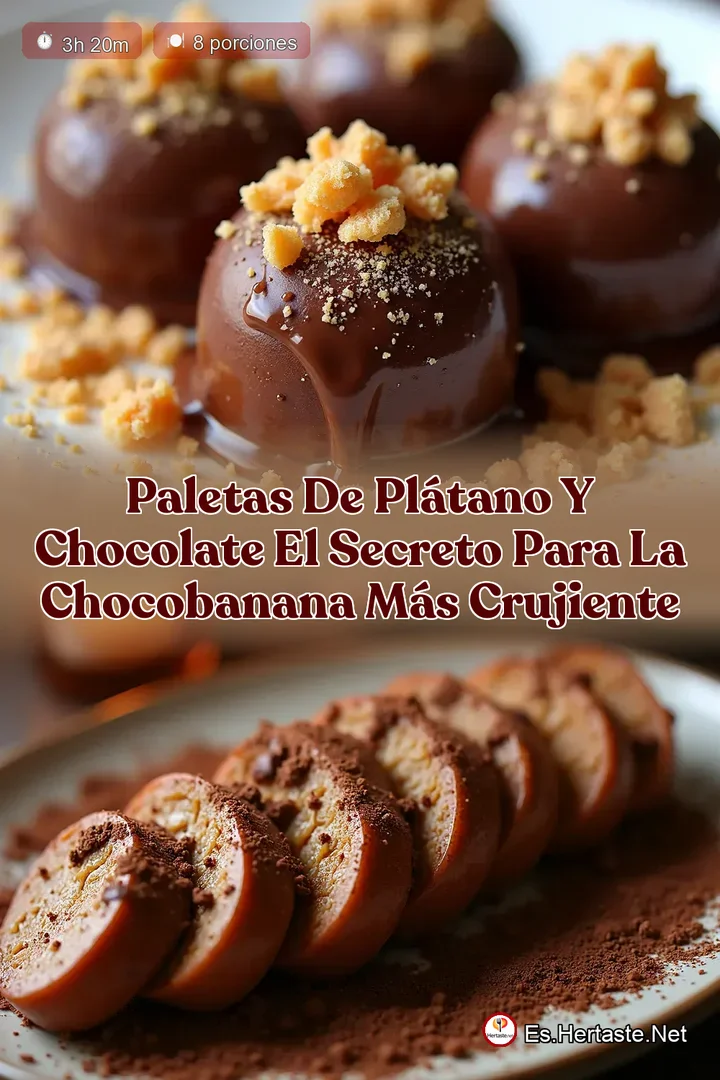Paletas De Pl&aacute;tano Y Chocolate El Secreto Para La Chocobanana M&aacute;s Crujiente