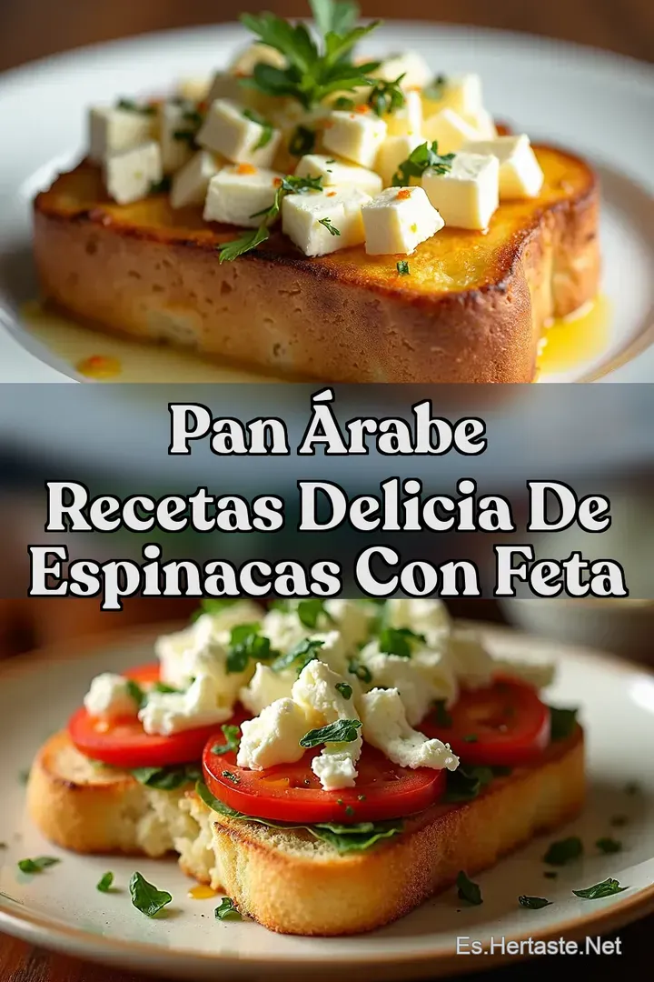 Pan &Aacute;rabe Recetas Delicia de Espinacas con Feta
