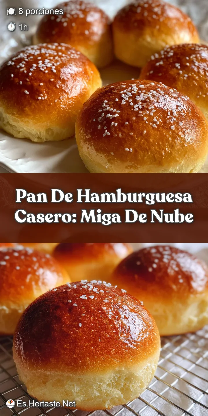 Close-up of a perfectly baked hamburger bun: the slightly cracked, golden crust gives way to a soft, pillowy interior.